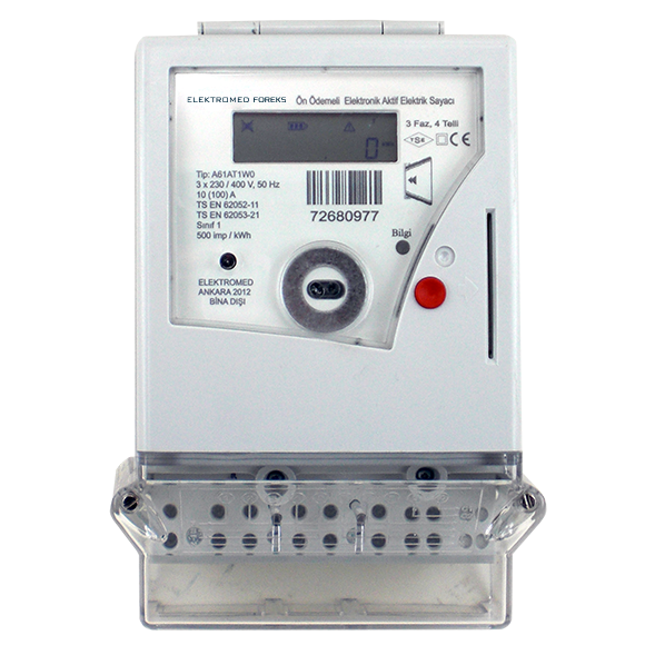 A6 Three Phase Prepaid Electricity Meter