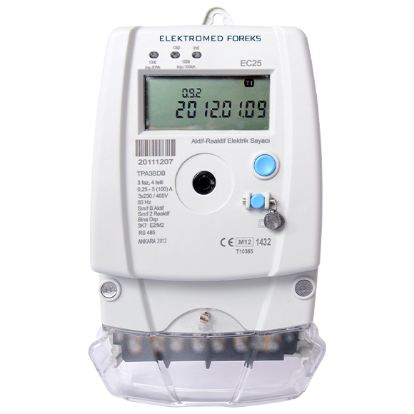 EC25TP Three Phase Active Reactive Electricity Meter